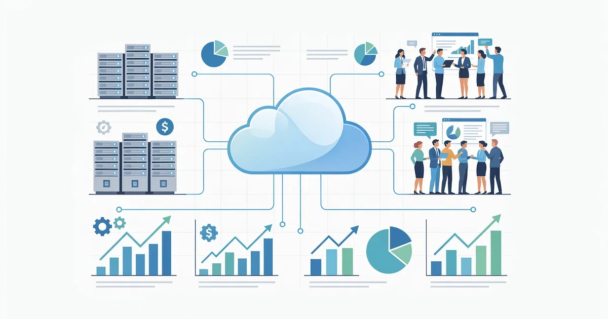 Featured image: Professional featured image for: What Is Cloud Infrastructure and Why Do Businesses Use It: Everythi