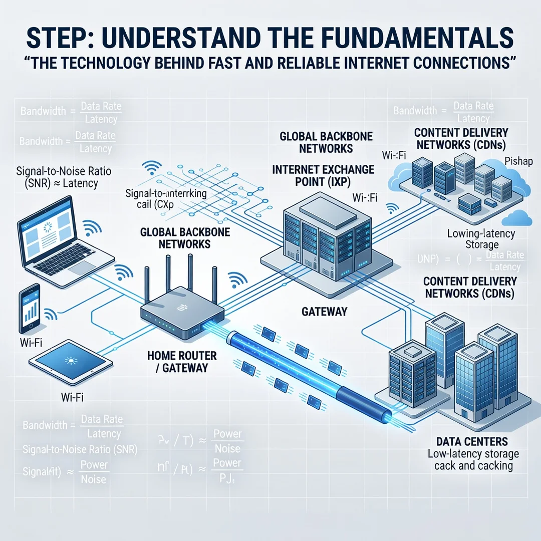 Step 1: Illustration for step: Understand the fundamentals related to The Technology Behind Fast and Reliabl