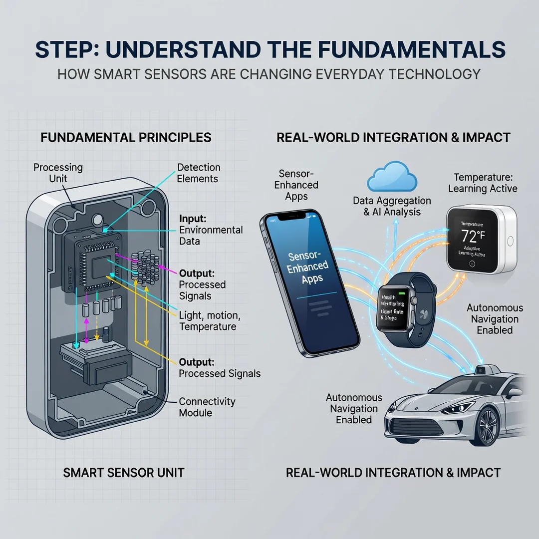 Step 1: Illustration for step: Understand the fundamentals related to How Smart Sensors Are Changing Everyda
