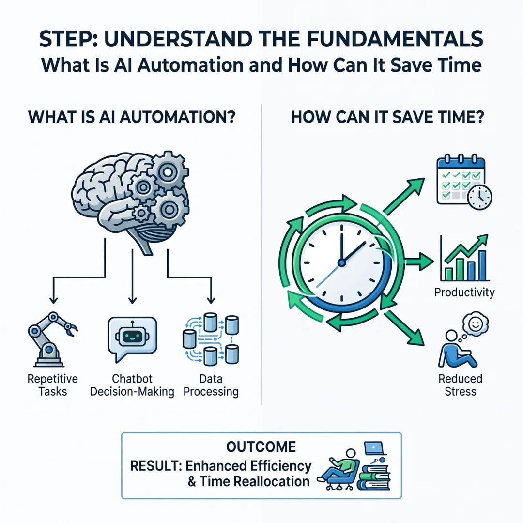 Step 1: Illustration for step: Understand the fundamentals related to What Is AI Automation and How Can It S