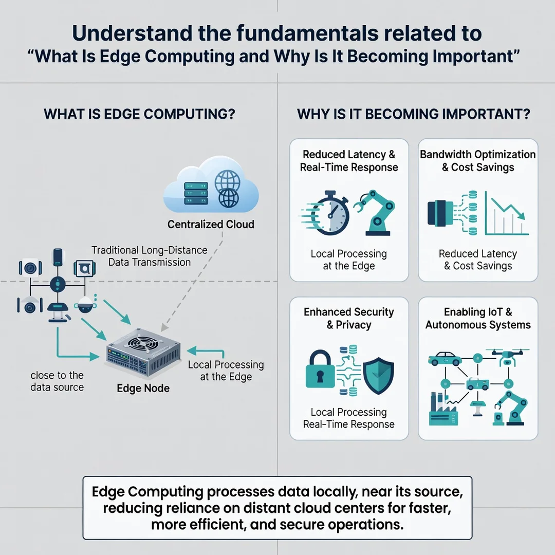 Step 1: Illustration for step: Understand the fundamentals related to What Is Edge Computing and Why Is It B