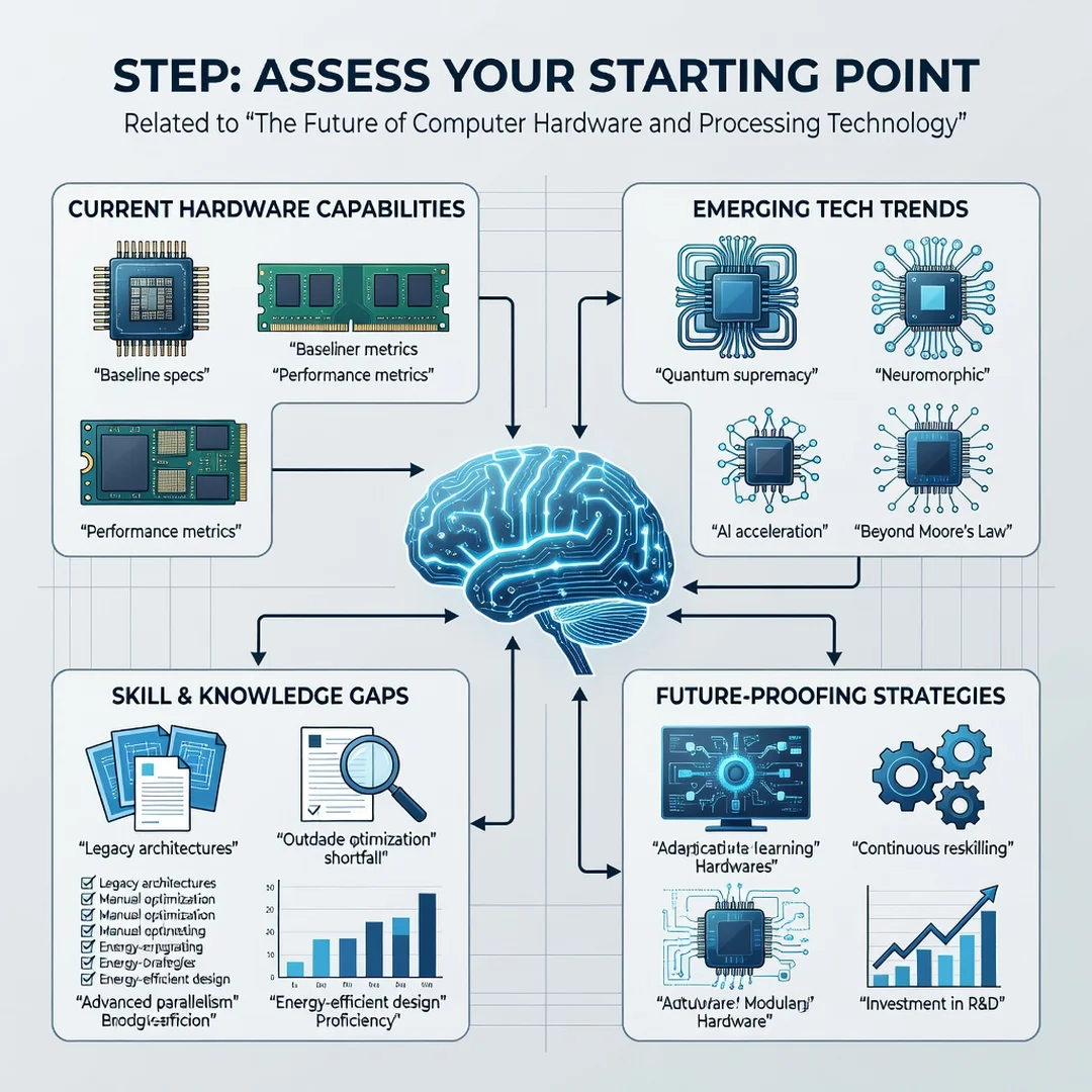 Step 2: Illustration for step: Assess your starting point related to The Future of Computer Hardware and Pro
