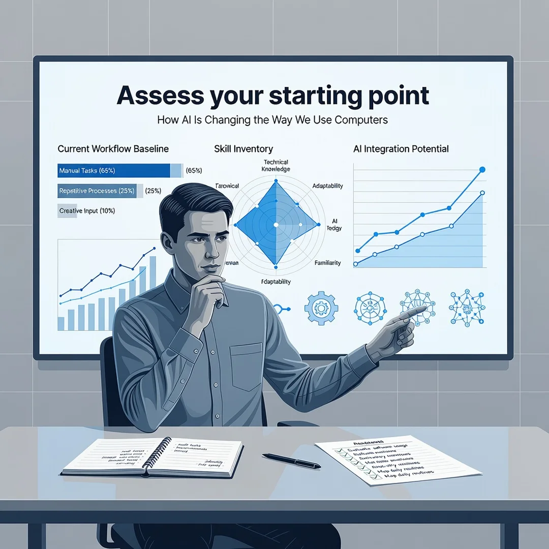 Step 2: Illustration for step: Assess your starting point related to How AI Is Changing the Way We Use Compu