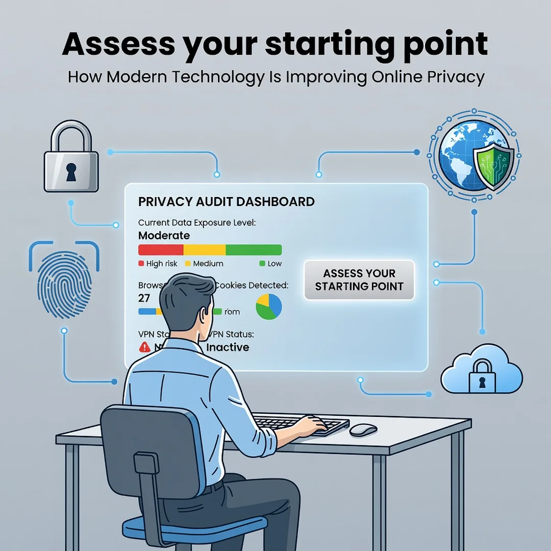 Step 2: Illustration for step: Assess your starting point related to How Modern Technology Is Improving Onli