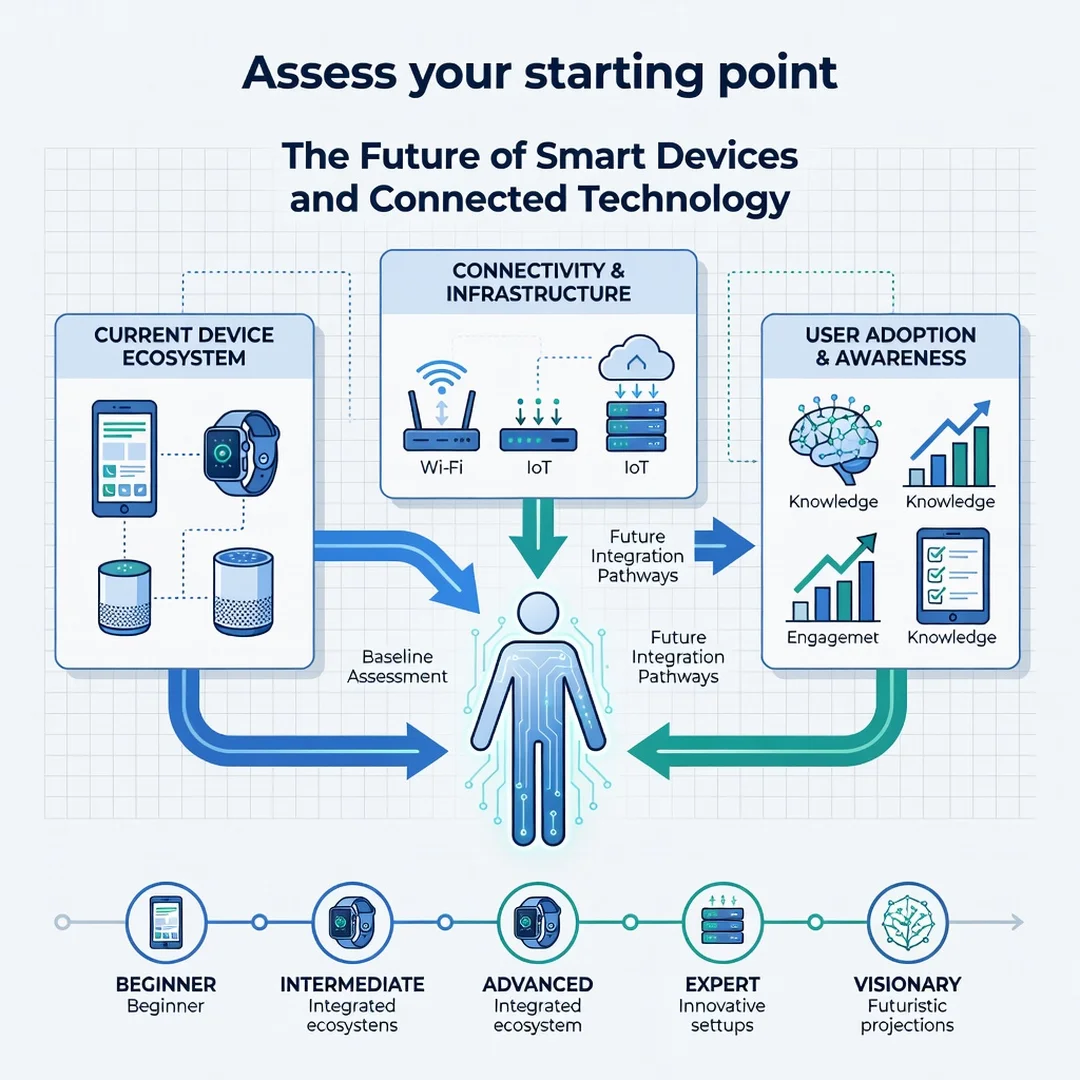 Step 2: Illustration for step: Assess your starting point related to The Future of Smart Devices and Connect