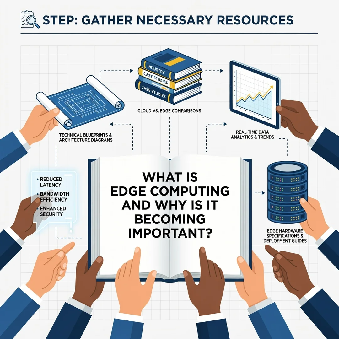 Step 4: Illustration for step: Gather necessary resources related to What Is Edge Computing and Why Is It Be