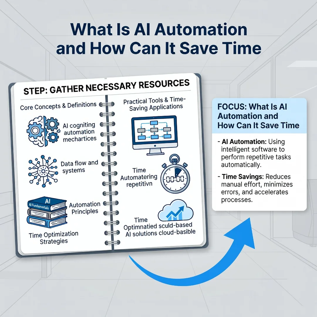 Step 4: Illustration for step: Gather necessary resources related to What Is AI Automation and How Can It Sa