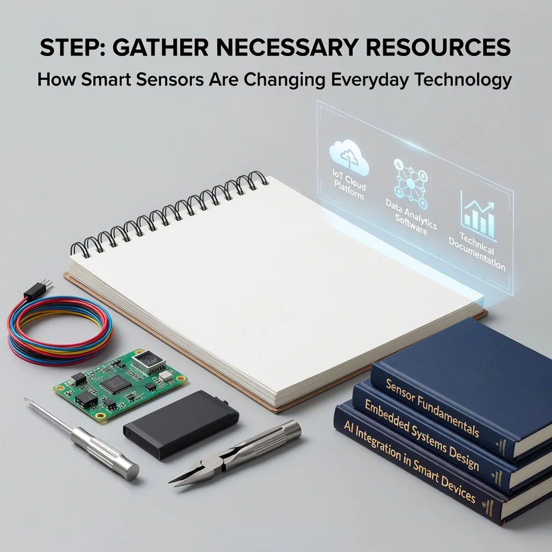 Step 4: Illustration for step: Gather necessary resources related to How Smart Sensors Are Changing Everyday