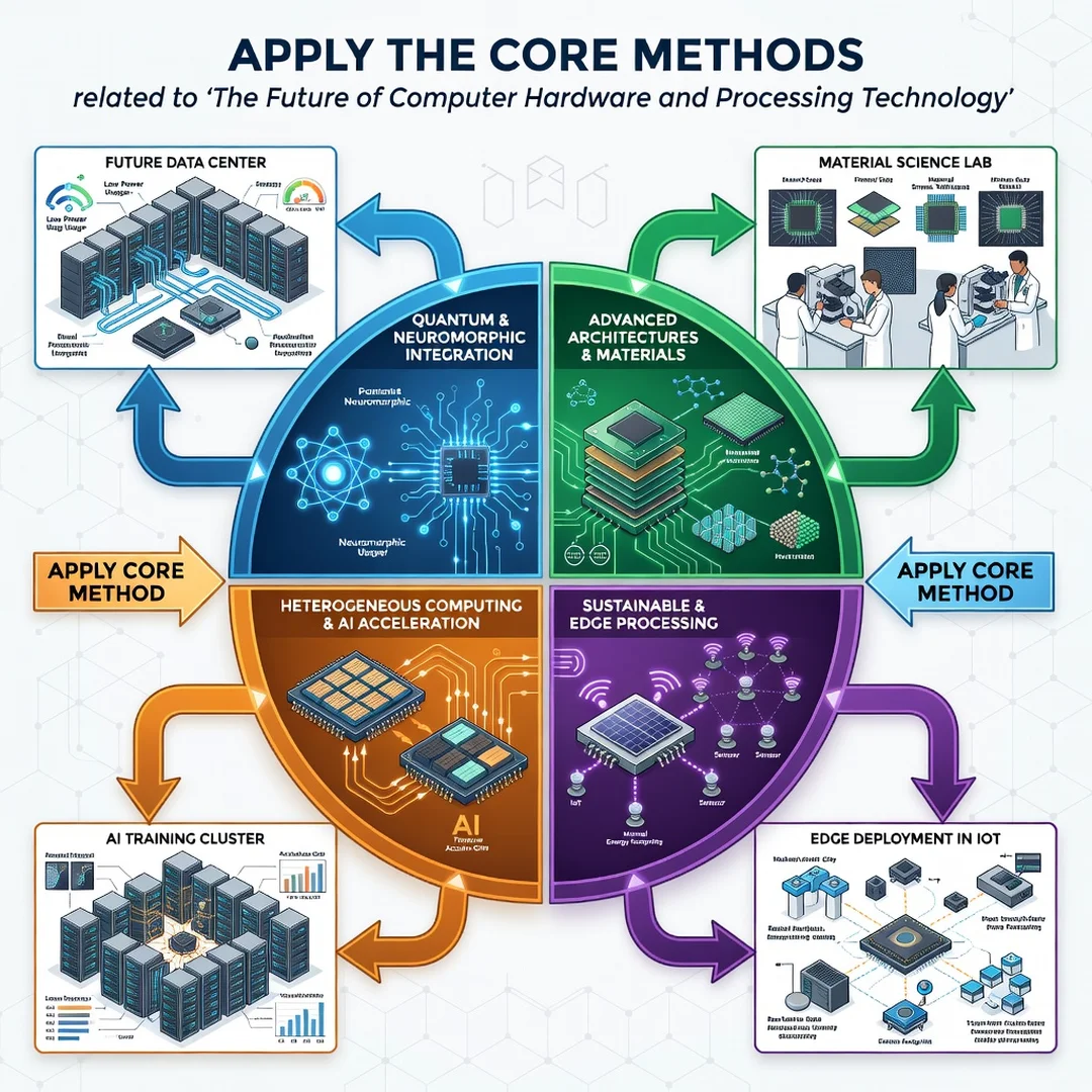 Step 5: Illustration for step: Apply the core methods related to The Future of Computer Hardware and Process