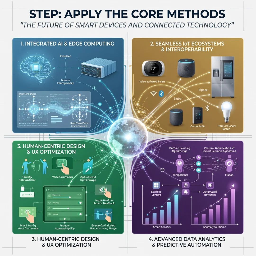 Step 5: Illustration for step: Apply the core methods related to The Future of Smart Devices and Connected T
