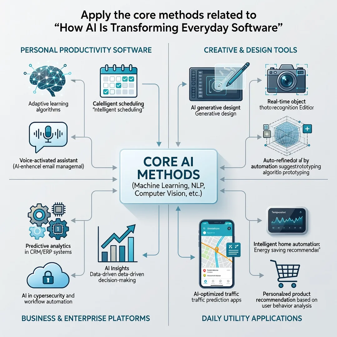 Step 5: Illustration for step: Apply the core methods related to How AI Is Transforming Everyday Software, p