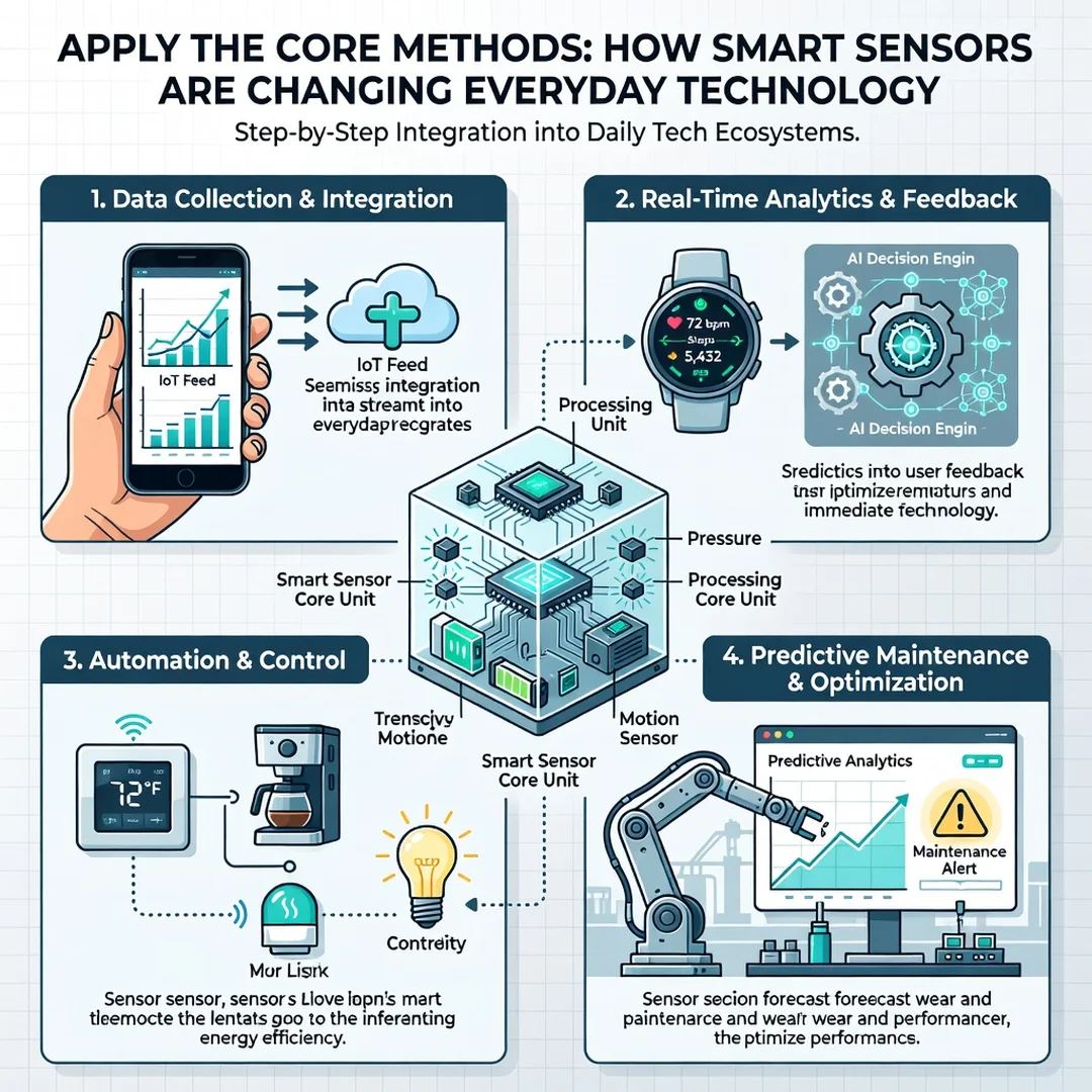 Step 5: Illustration for step: Apply the core methods related to How Smart Sensors Are Changing Everyday Tec