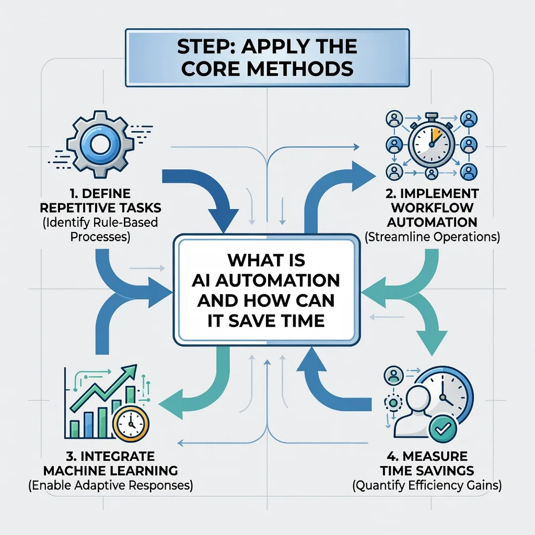 Step 5: Illustration for step: Apply the core methods related to What Is AI Automation and How Can It Save T